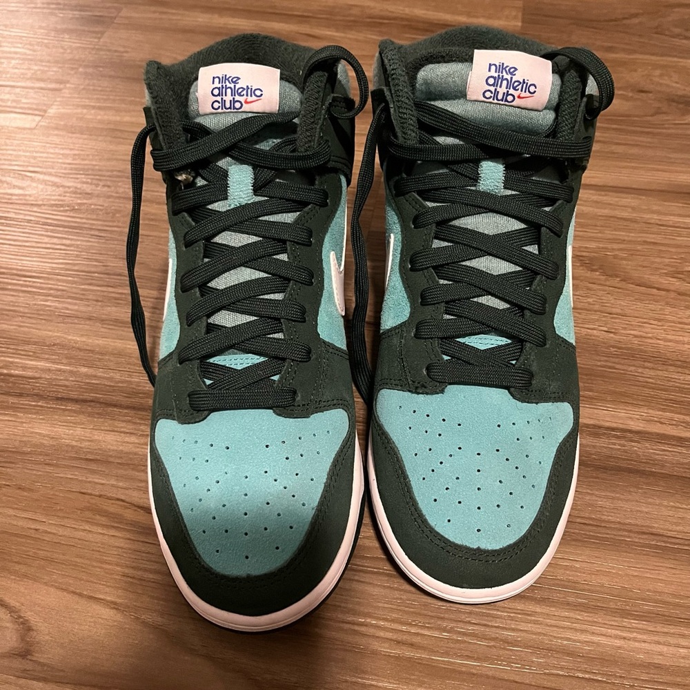 Teal High Top limited edition Nike dunks